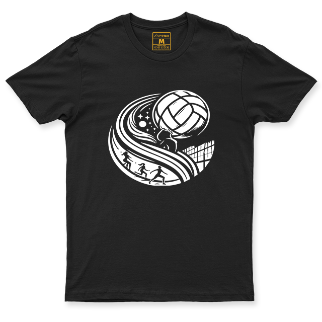 Drifit Shirt: Volleyball Moon