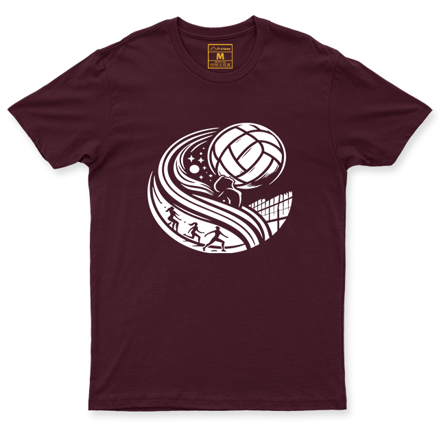 Drifit Shirt: Volleyball Moon