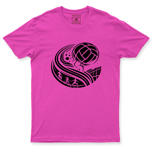 Drifit Shirt: Volleyball Moon