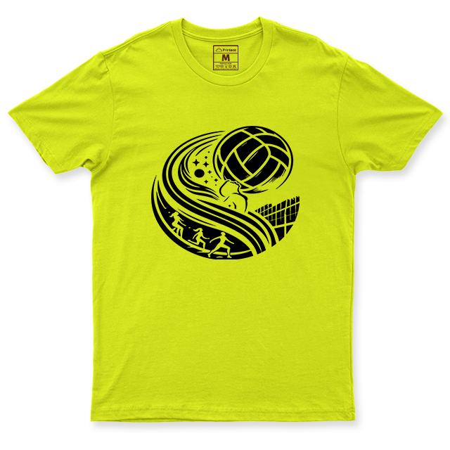 Drifit Shirt: Volleyball Moon