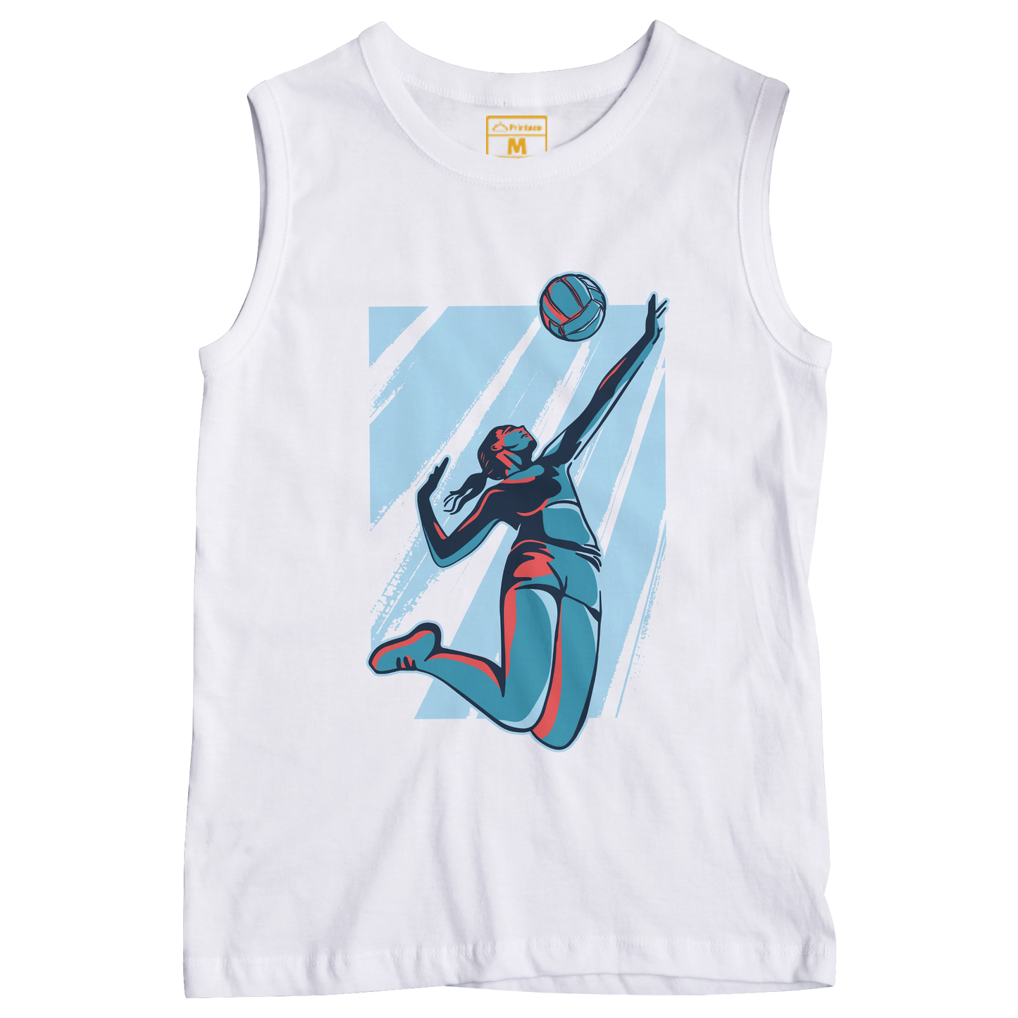 Sleeveless Drifit Shirt: Volleyball Spiker