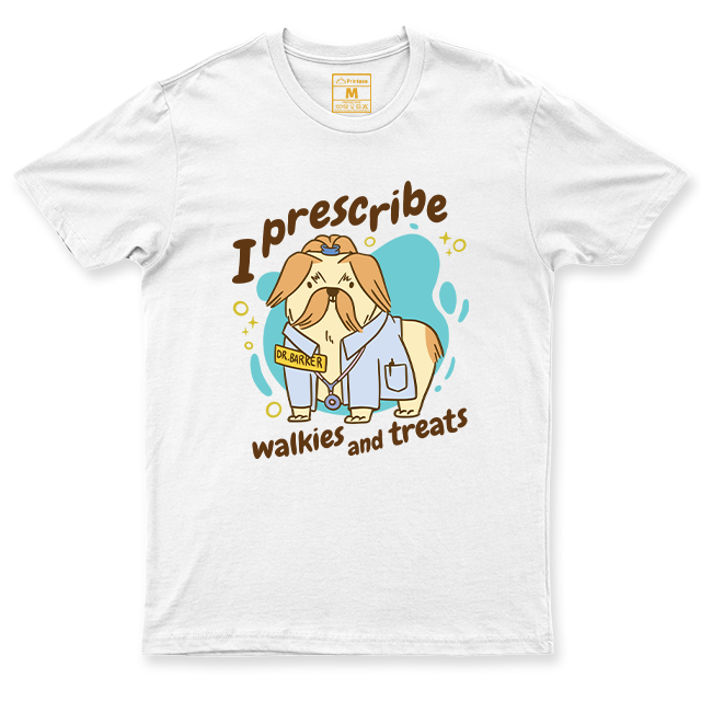 C. Spandex Shirt: Walkies And Treats