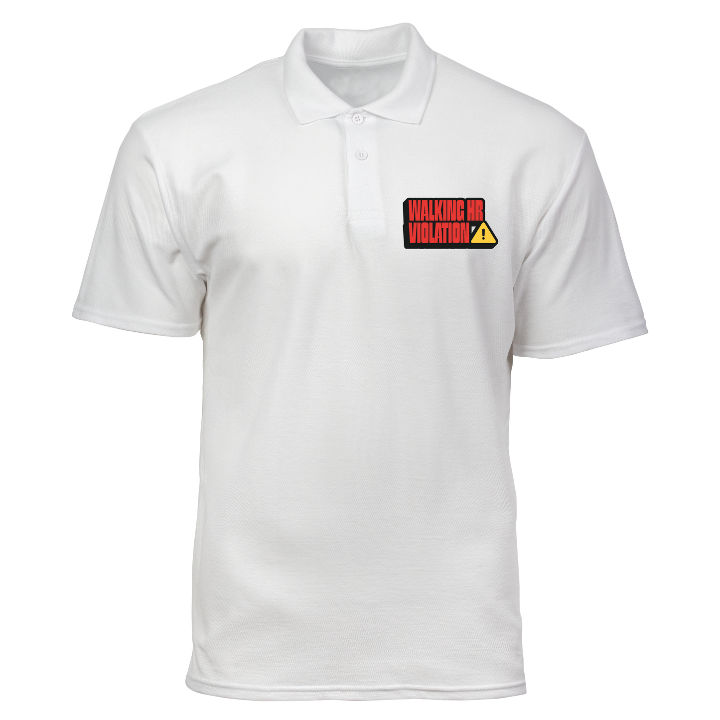 Cotton Polo Shirt: Walking HR Violation Pocket