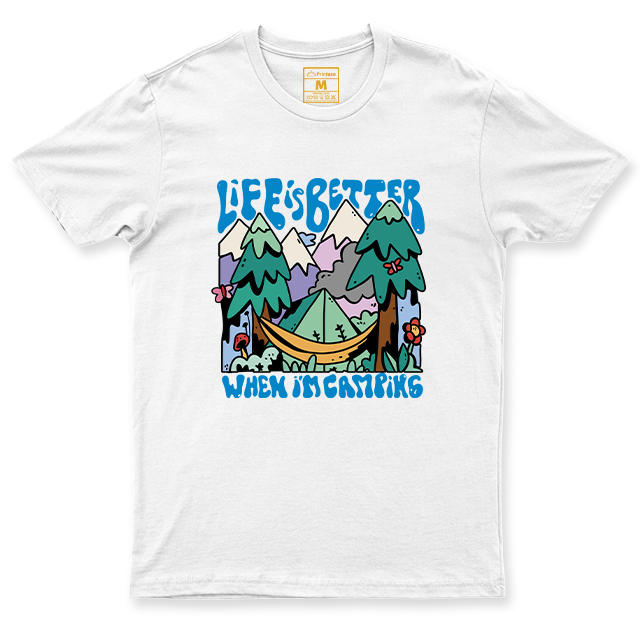 Drifit Shirt: When I'm Camping