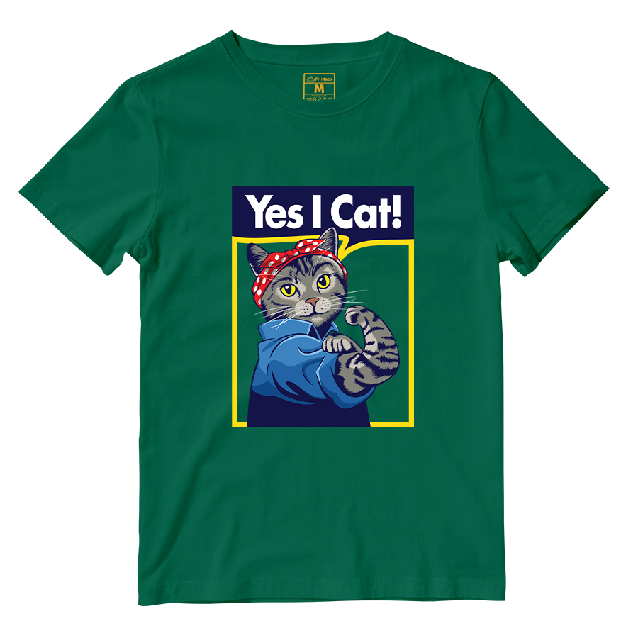 Cotton Shirt: Yes I Cat