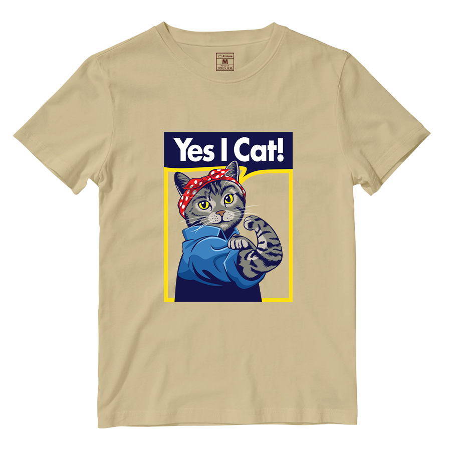 Cotton Shirt: Yes I Cat