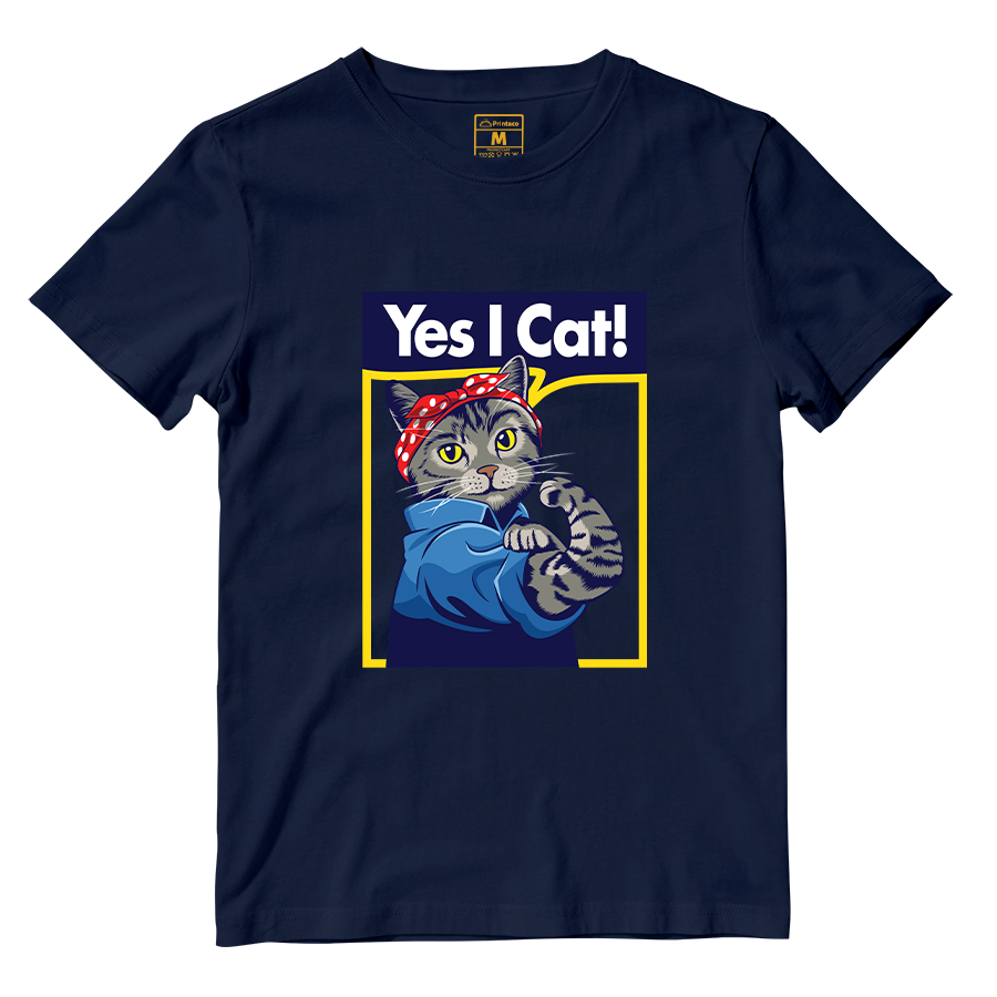 Cotton Shirt: Yes I Cat