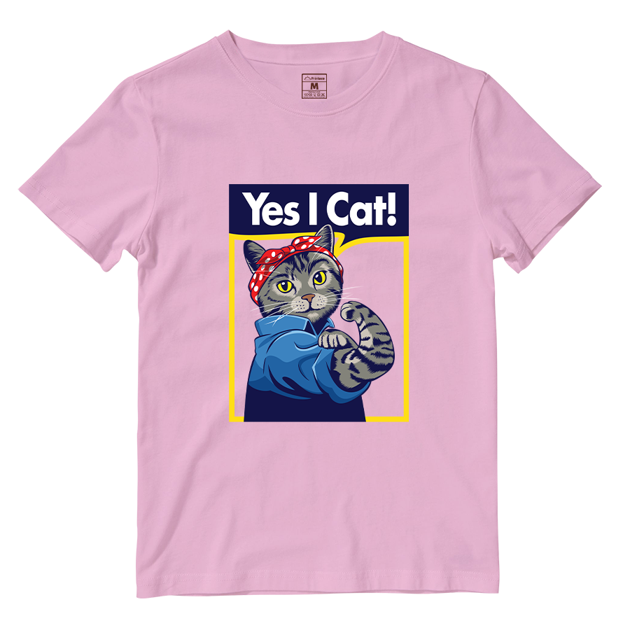 Cotton Shirt: Yes I Cat