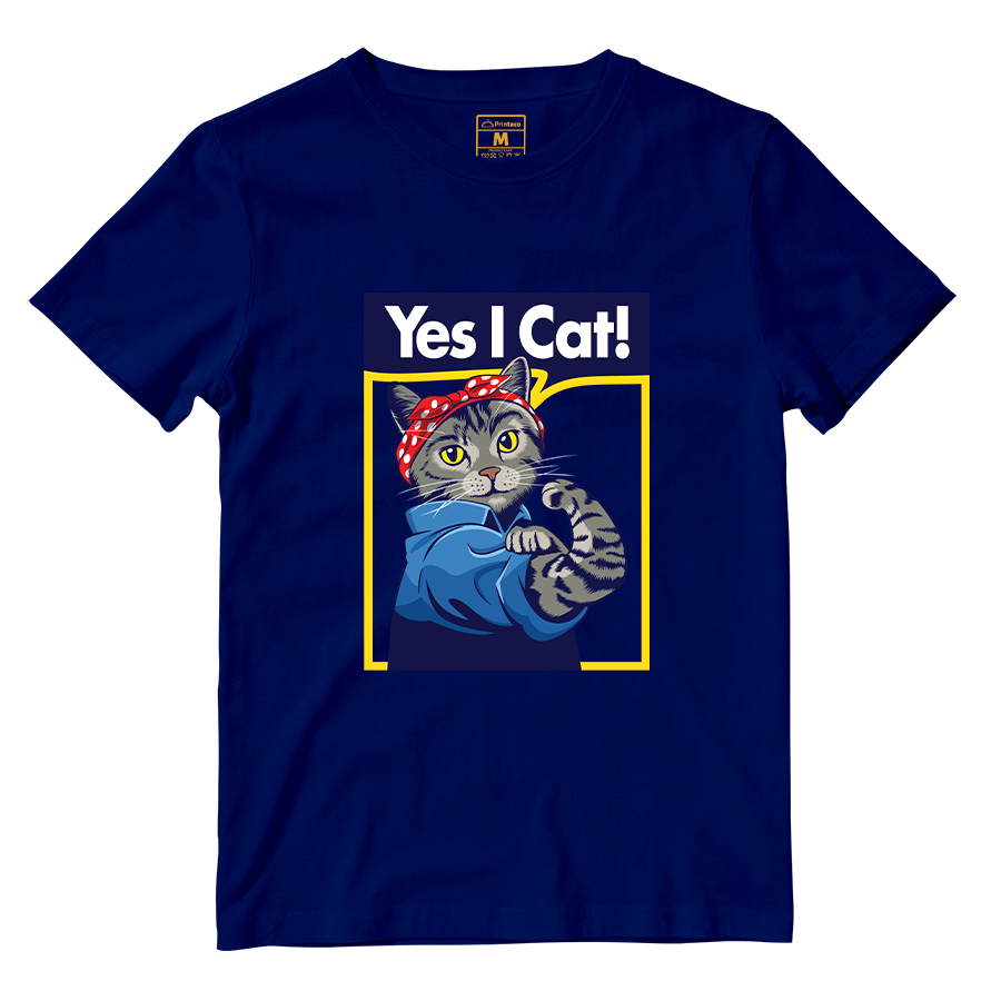Cotton Shirt: Yes I Cat