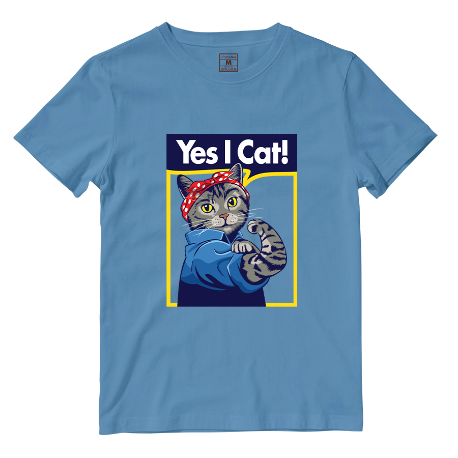 Cotton Shirt: Yes I Cat