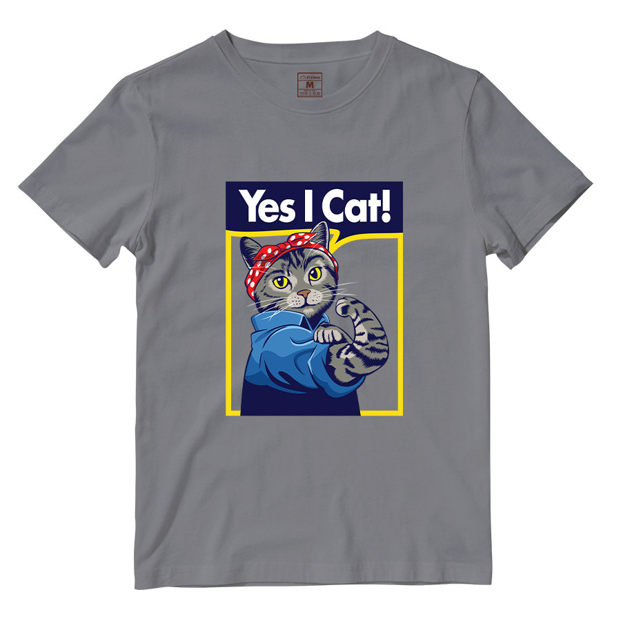 Cotton Shirt: Yes I Cat