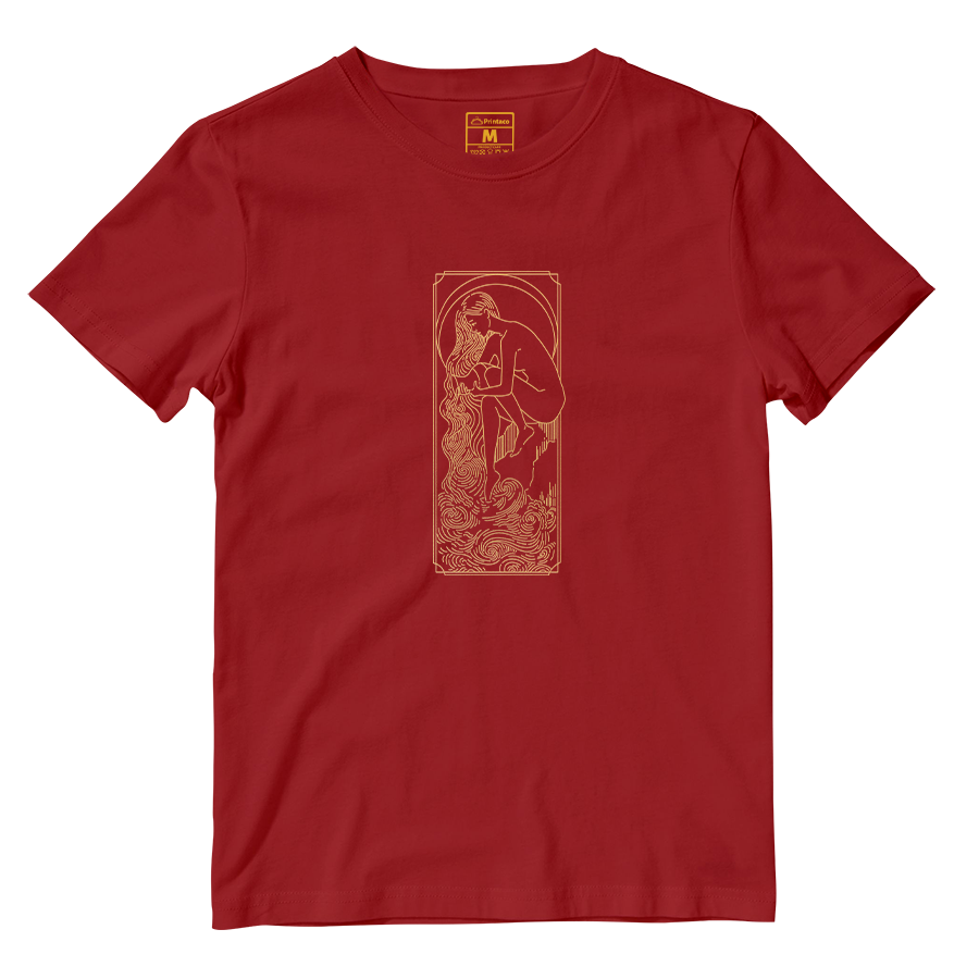Cotton Shirt: Aquarius Gold