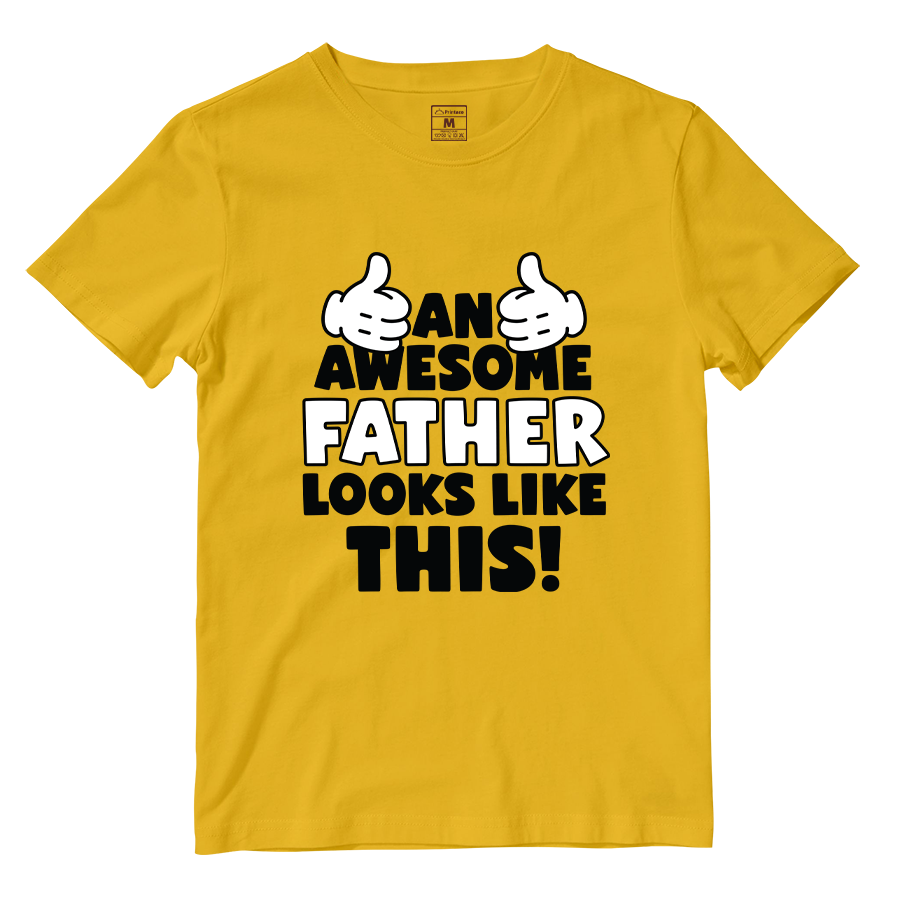 Cotton Shirt: Awesome Father