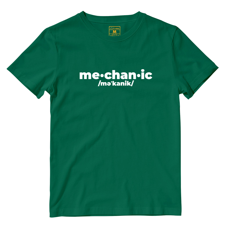 Cotton Shirt: Mechanic Pronunciation