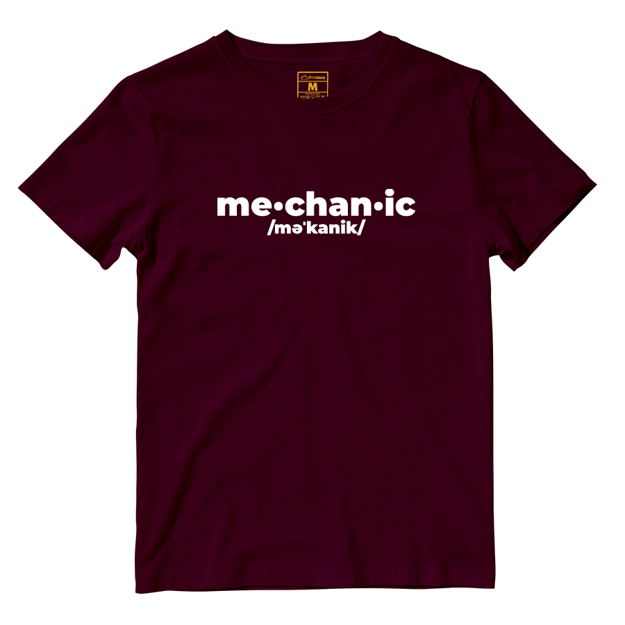 Cotton Shirt: Mechanic Pronunciation
