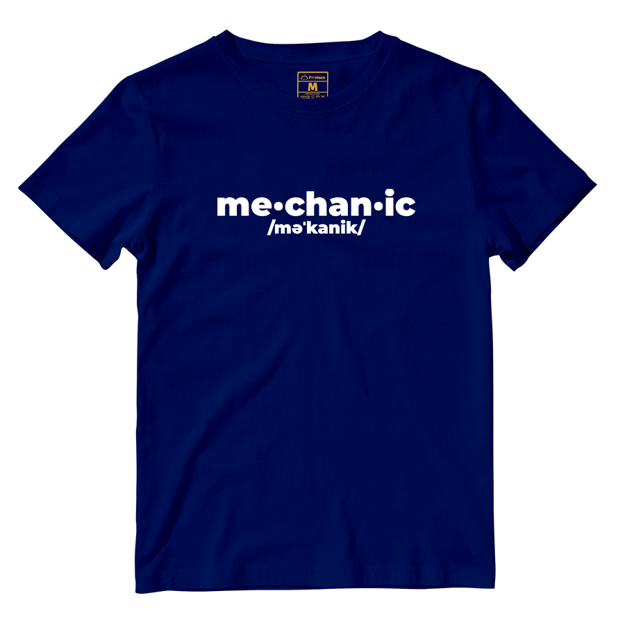 Cotton Shirt: Mechanic Pronunciation