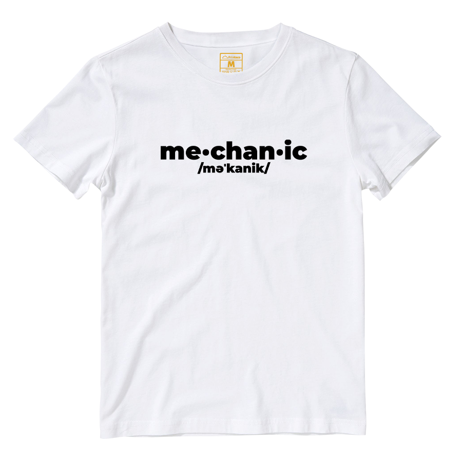 Cotton Shirt: Mechanic Pronunciation
