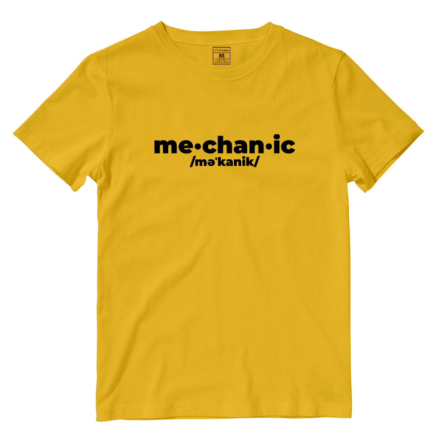 Cotton Shirt: Mechanic Pronunciation