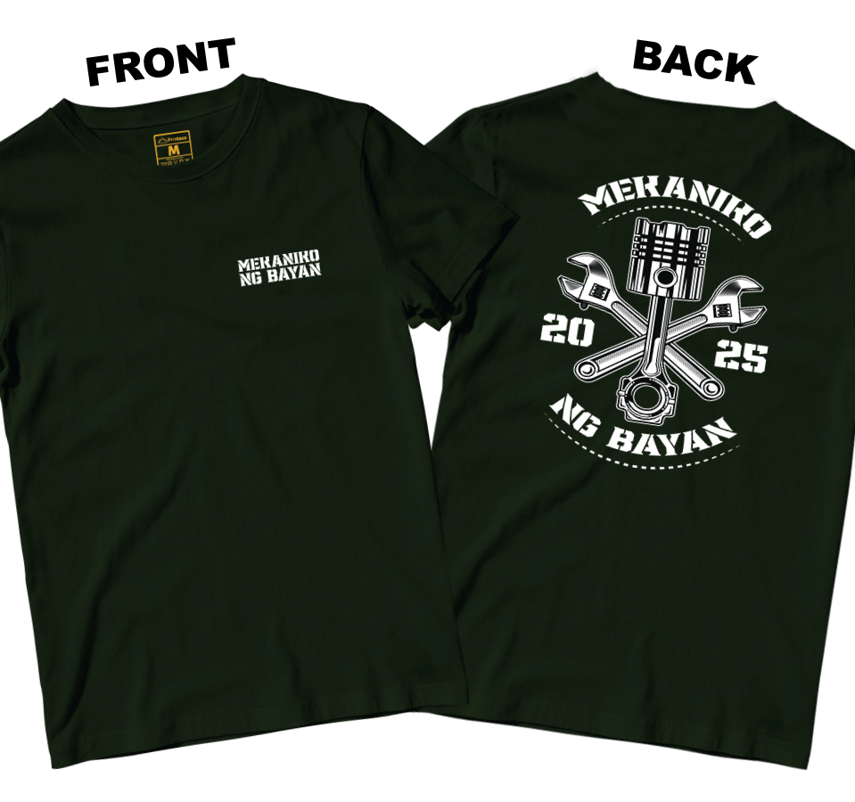Cotton Shirt: Mekaniko ng Bayan (Front and Back)