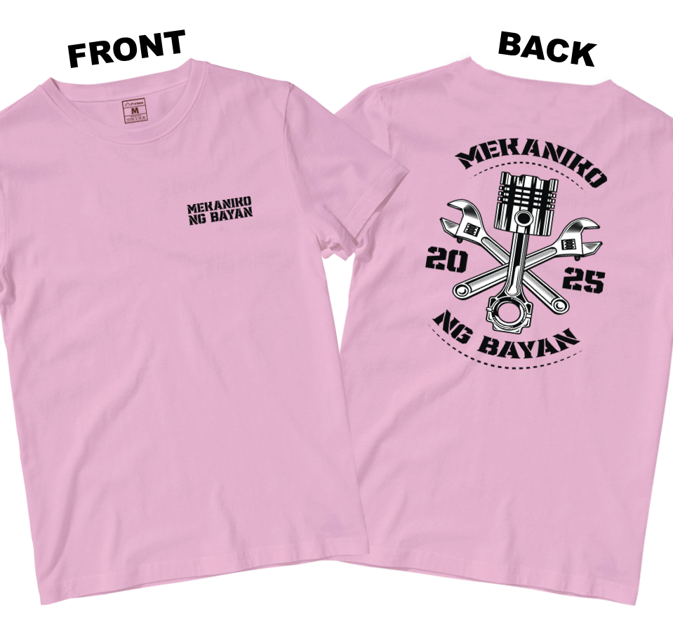 Cotton Shirt: Mekaniko ng Bayan (Front and Back)