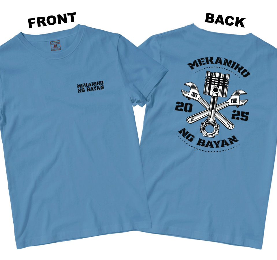 Cotton Shirt: Mekaniko ng Bayan (Front and Back)