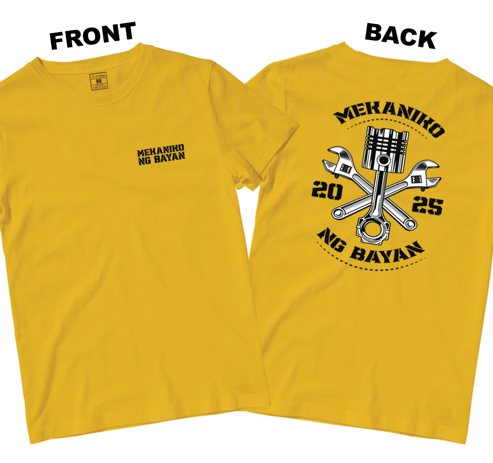 Cotton Shirt: Mekaniko ng Bayan (Front and Back)