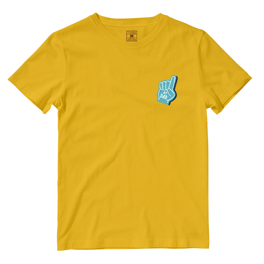 Cotton Shirt: Number 1 Dad