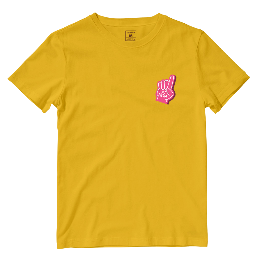 Cotton Shirt: Number 1 Mom