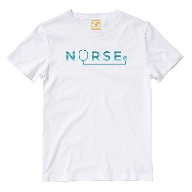 Cotton Shirt: Nurse Metallic