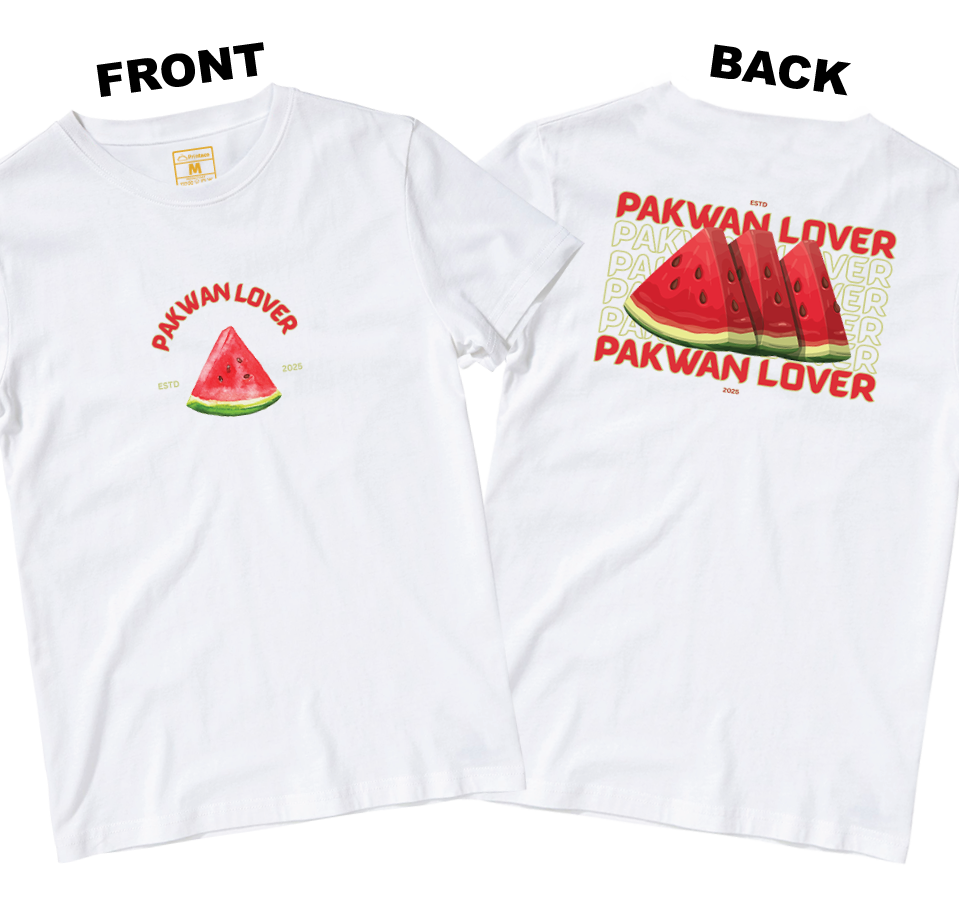 Cotton Shirt: Pakwan Lover (Front and Back)