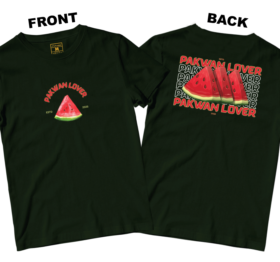 Cotton Shirt: Pakwan Lover (Front and Back)