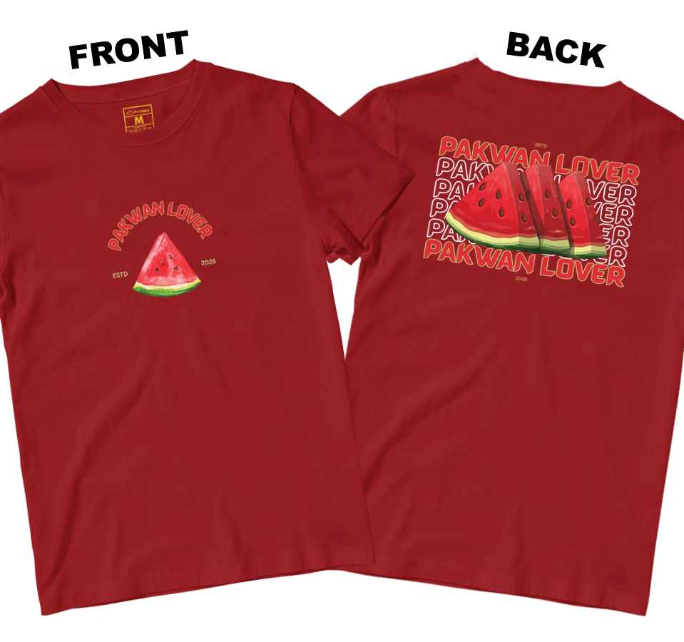 Cotton Shirt: Pakwan Lover (Front and Back)