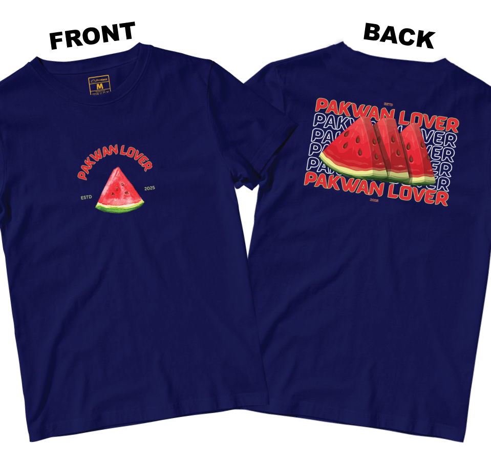 Cotton Shirt: Pakwan Lover (Front and Back)