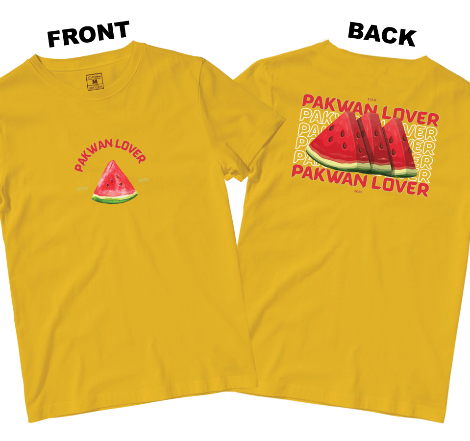 Cotton Shirt: Pakwan Lover (Front and Back)