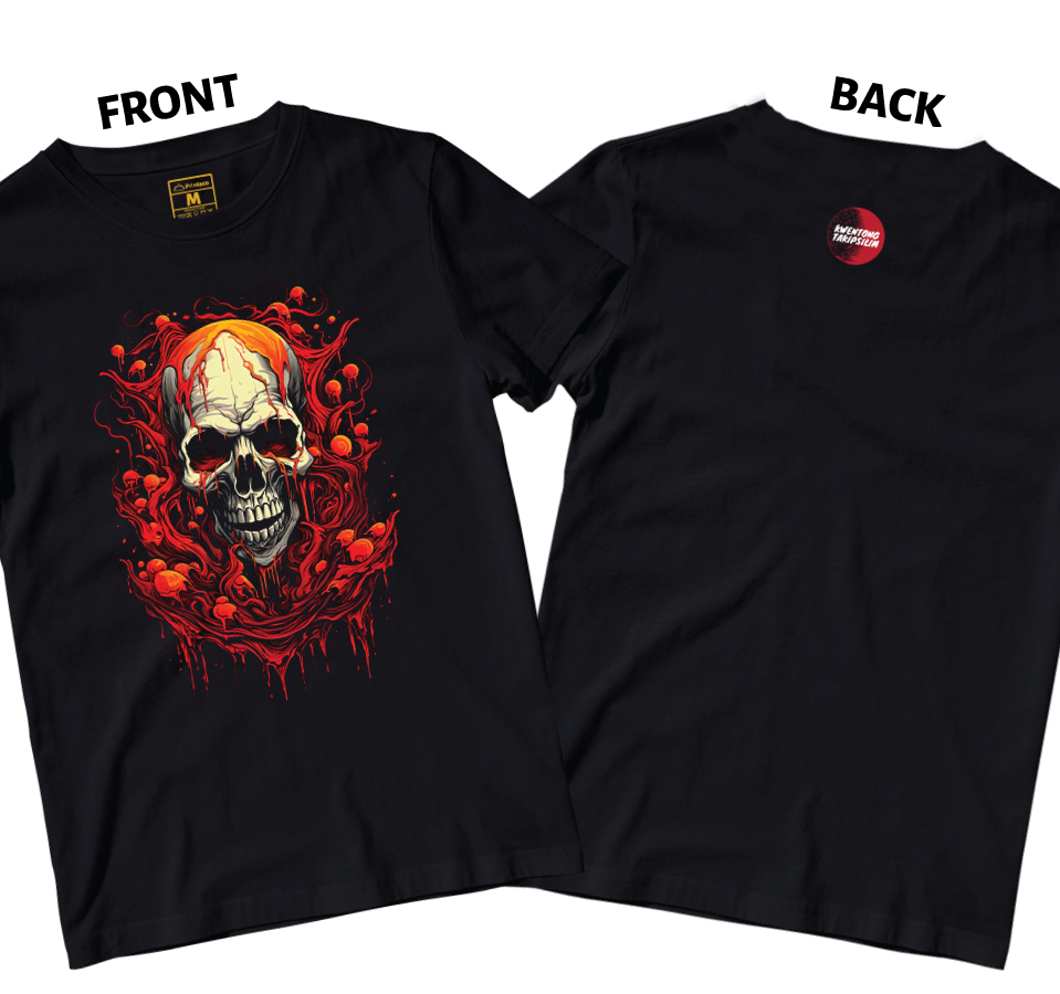Cotton Shirt: Bloody Skull