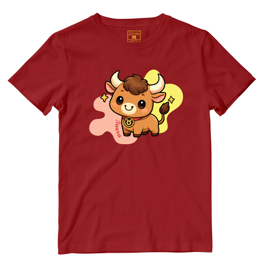 Cotton Shirt: taurus Cartoon