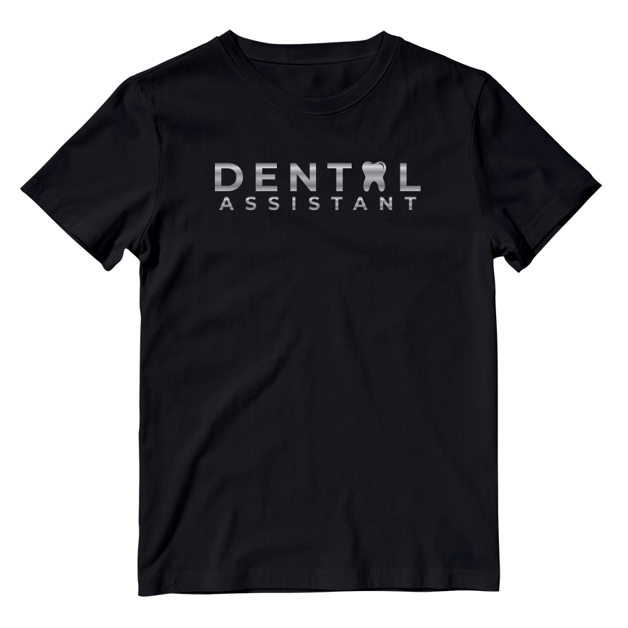 Dental Assistant Metallic Cotton Shirt