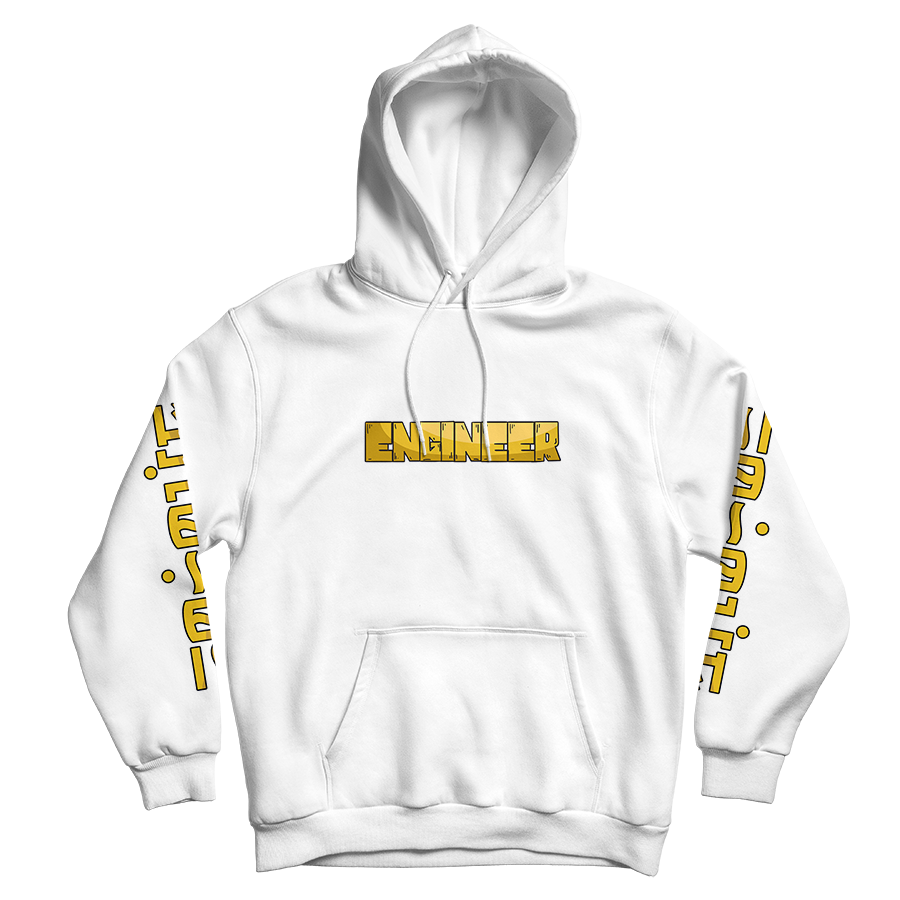 Engineer Doodle Front&Back Hoodie
