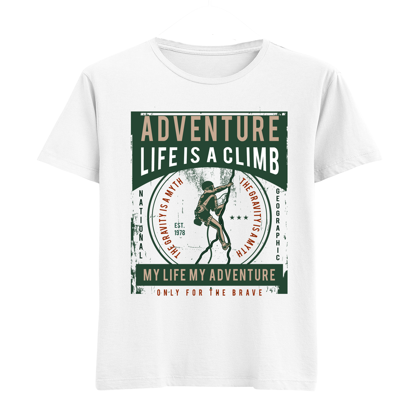 C. Spandex Shirt: Life is A Climb