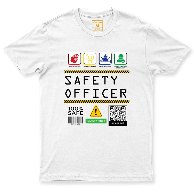 Drifit Shirt Safety Officer Label Printaco