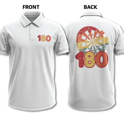 Drifit Polo Shirt: 180 (Front & Back)