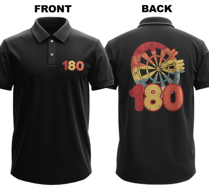 Drifit Polo Shirt: 180 (Front & Back)
