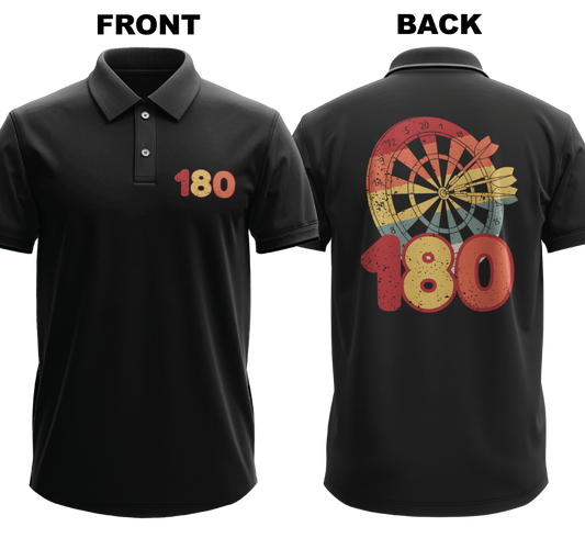 Drifit Polo Shirt: 180 (Front & Back)