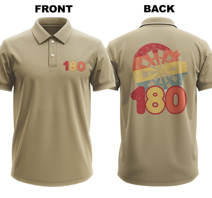 Drifit Polo Shirt: 180 (Front & Back)