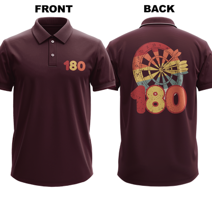 Drifit Polo Shirt: 180 (Front & Back)