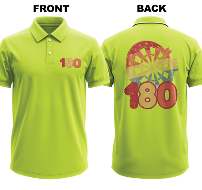 Drifit Polo Shirt: 180 (Front & Back)