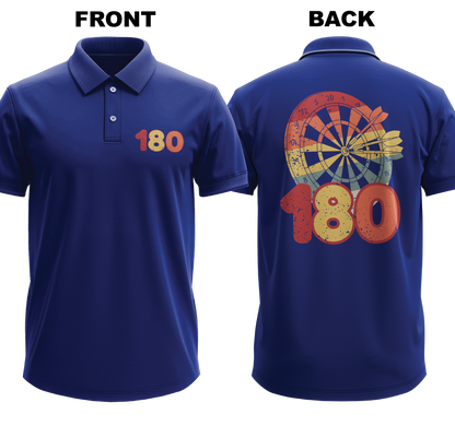 Drifit Polo Shirt: 180 (Front & Back)