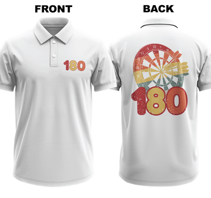 Drifit Polo Shirt: 180 (Front & Back)