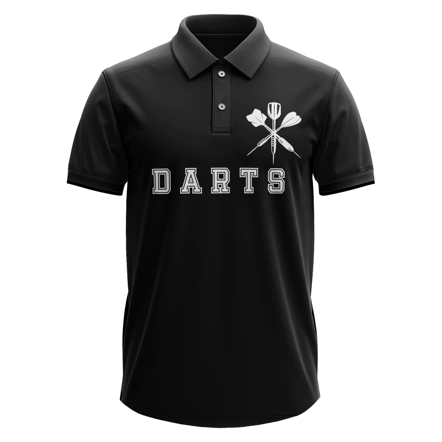 Drifit Polo Shirt: Darts (Front Only)