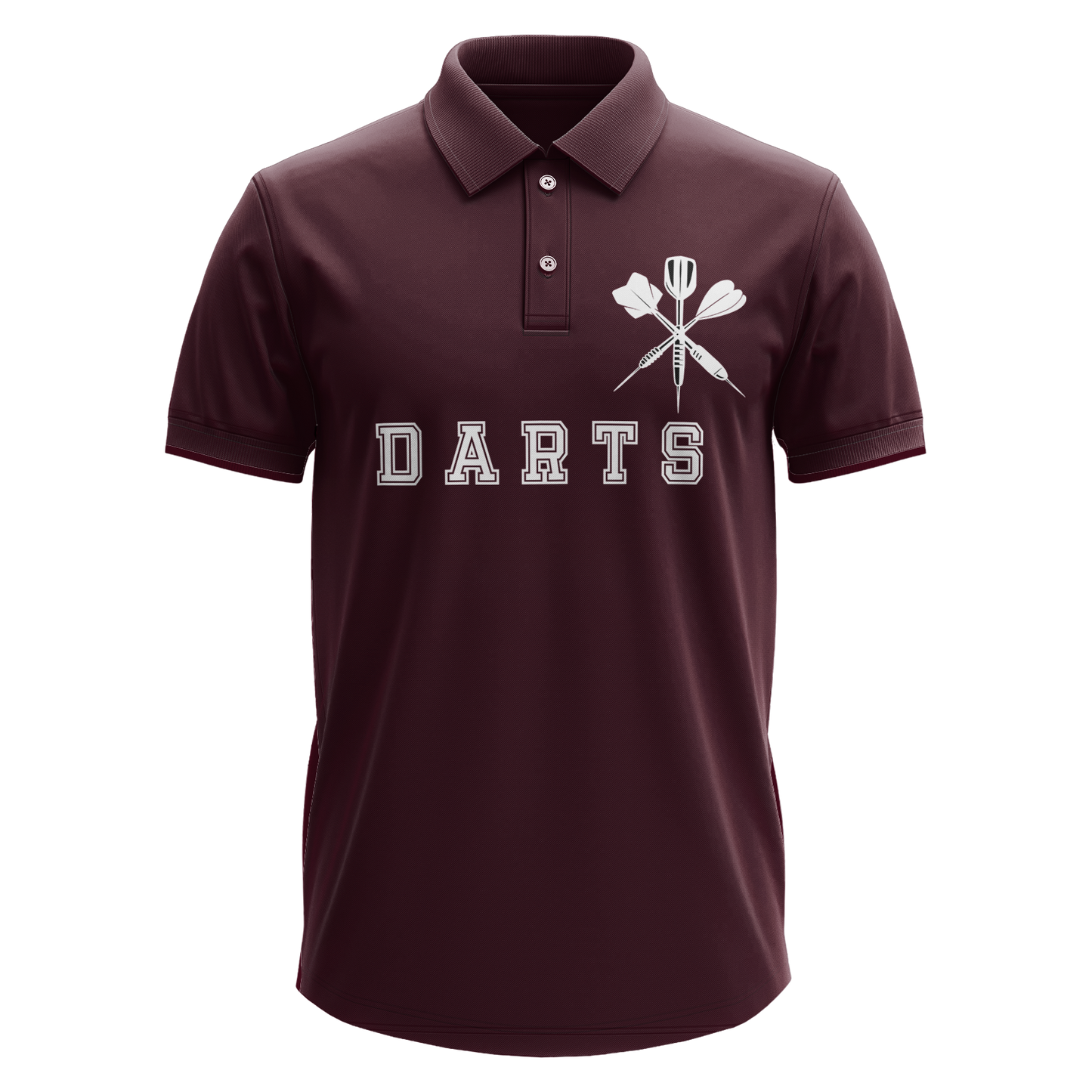 Drifit Polo Shirt: Darts (Front Only)